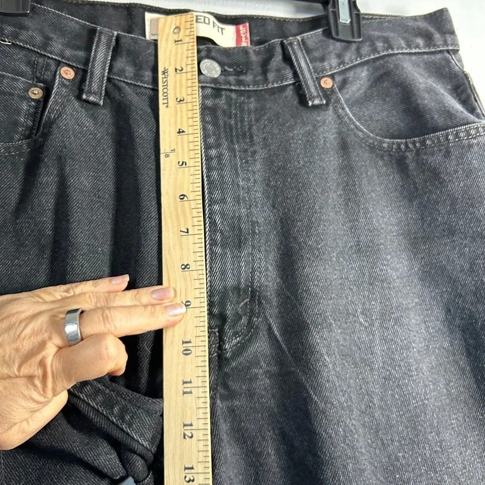 Levi's 550 Jeans Black‎ Relaxed Fit Mens W36 L34 Denim Pants